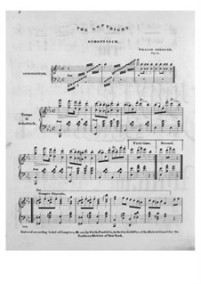 The Copyright Schottisch, Op.62: The Copyright Schottisch by William Dressler
