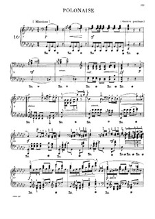 Polonaise in G Flat Major, B.36 KK IVa/8: For piano by Frédéric Chopin