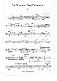 Six Etudes: For solo violoncello by Nancy Van de Vate