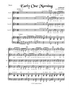 Early One Morning: For voices and piano by folklore