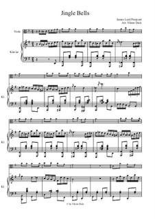 Two instruments version: For viola and piano by James Lord Pierpont
