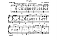 Douglas! Tender and True: For voice and piano by Lady John Scott