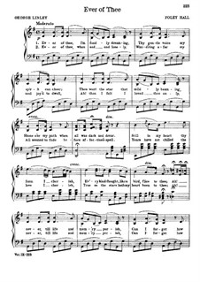 Ever of Thee: In G Major by Foley Hall