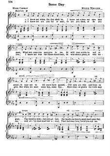 Some Day: In E Flat Major by Joseph Milton Wellings