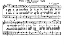 Stars of The Summer Night: Stars of The Summer Night by Isaac Baker Woodbury