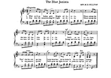 The Blue Juniata: For voice and piano by Marion Dix Sullivan