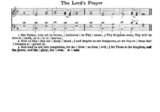 The Lord's Prayer: The Lord's Prayer by Unknown (works before 1850)