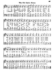 The Old Cabin Home: The Old Cabin Home by T. Paine