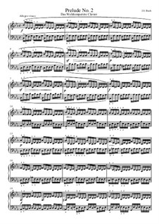 Prelude and Fugue No.2 in C Minor, BWV 847: Prelude by Johann Sebastian Bach