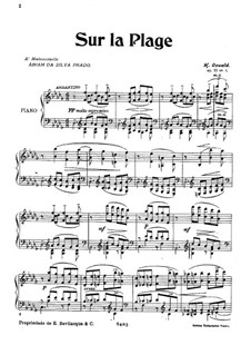 Three Pieces for Piano, Op.33: Three Pieces for Piano by Henrique Oswald