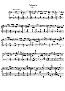 Saltarelle, Op.23: For piano by Charles-Valentin Alkan
