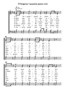 Ô Seigneur! quand je pense à toi: Ô Seigneur! quand je pense à toi by Georg Friedrich Händel