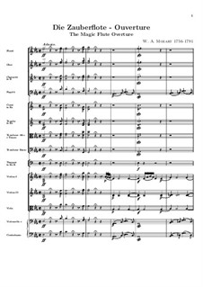 Overture: Full score by Wolfgang Amadeus Mozart