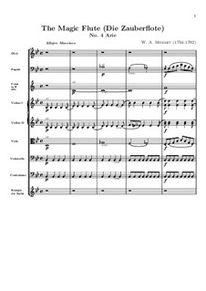 Oh, Tremble not, My Beloved Son: Full score by Wolfgang Amadeus Mozart