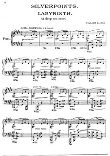 Silverpoints: For piano by William Baines