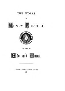 Complete Opera: Full score by Henry Purcell