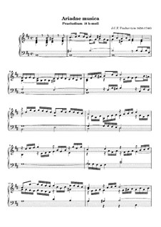 Ariadne Musica: Prelude No.18 in B Minor by Johann Caspar Ferdinand Fischer