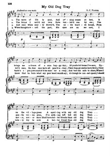 My Old Dog Tray: My Old Dog Tray by Stephen Collins Foster