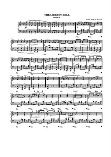 The Liberty Bell: For piano by John Philip Sousa