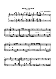 King Cotton: For piano by John Philip Sousa