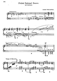 Kujawiak: For piano by Henryk Wieniawski
