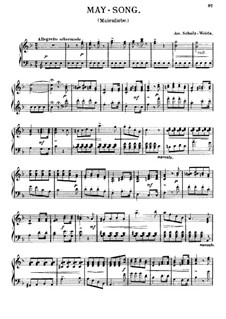 May Song for Piano: May Song for Piano by Joseph Schulz-Weida