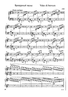 Bravura Waltz: Bravura Waltz by Mily Balakirev