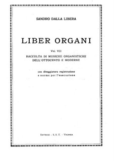 Pieces for Organ, Volume VII: Pieces for Organ, Volume VII by César Franck, Johannes Brahms, Felix Mendelssohn-Bartholdy, Robert Schumann, Franz Liszt, Jacques-Nicolas Lemmens, Filippo Capocci, Marco Enrico Bossi