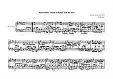 Chorale Preludes IV (German Organ Mass): The Penitence. Out of Deep Distress I Cry to You. Small Version, BWV 687 by Johann Sebastian Bach