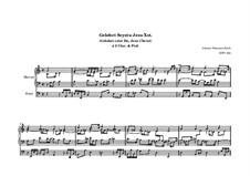 Gelobet seist du, Jesu Christ, BWV 604: Für Orgel by Johann Sebastian Bach