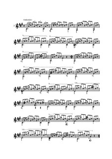 Twenty-Five Etudes for Guitar, Op.60: No.3 by Matteo Carcassi