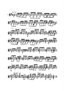 Twenty-Five Etudes for Guitar, Op.60: No.5 by Matteo Carcassi