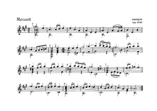 Minuet for Guitar: Minuet for Guitar by Unknown (works before 1850)