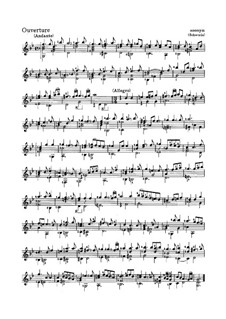 Overture for Guitar: Overture for Guitar by Unknown (works before 1850)