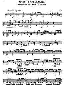 Grand Potpourri on Themes from 'Zampa' by F. Herold, Op.21: For guitar by Jan Nepomucen Bobrowicz