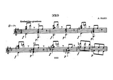 El Eco: For guitar by Antonio Cano Curriella