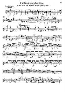 Symphonic Fantasia, Op.28b: Symphonic Fantasia  by Napoléon Coste