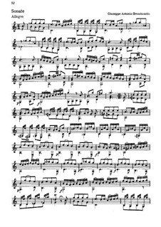Sonata for Lute (C Major): Sonata for Lute (C Major) by Giuseppe Antonio Brescianello