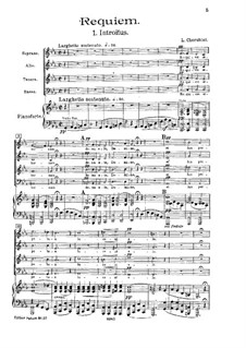 Requiem in C Minor: Piano-vocal score by Luigi Cherubini