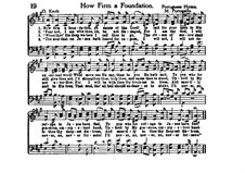 How Firm a Foundation: For voices by folklore