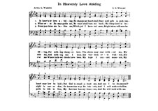 In Heavenly Love Abiding: Vocal score by Samuel Sebastian Wesley