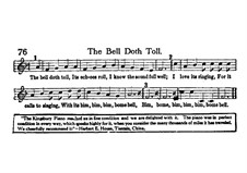 The Bell Doth Toll: The Bell Doth Toll by Unknown (works before 1850)