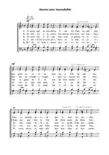 Amour pur, insondable: Amour pur, insondable by Johann Crüger