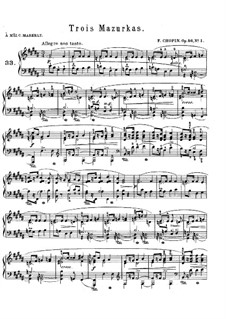 Mazurkas, Op.56: Complete set by Frédéric Chopin