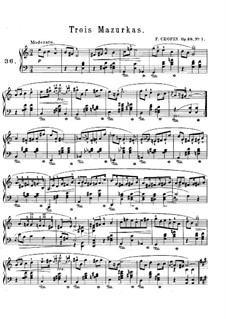Mazurkas, Op.59: Complete set by Frédéric Chopin