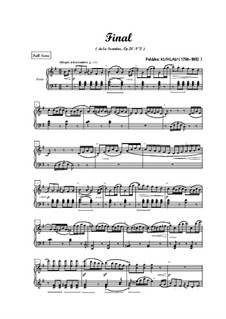 Three Sonatinas for Piano, Op.20: Sonatina No.2. Movement III by Friedrich Kuhlau