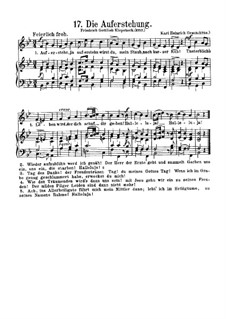 Die Auferstehung: Klavierauszug mit Singstimmen by Carl Heinrich Graun