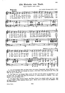 Vater Noah, Op.14: Piano-vocal score (in C Minor) by Carl Gottlieb Reissiger