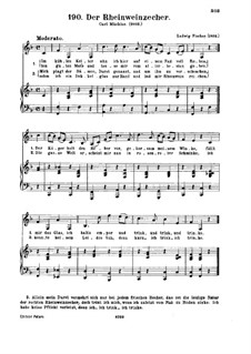 Der Rheinweinzecher: Der Rheinweinzecher by Ludwig Fischer