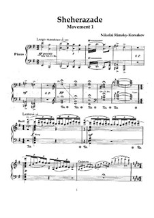 Complete set: For piano by Nikolai Rimsky-Korsakov